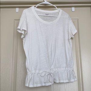Madewell drawstring tee